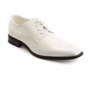 Vance Co. Mens Lace-up Cole Dress Shoes Color-White, Size 10.5